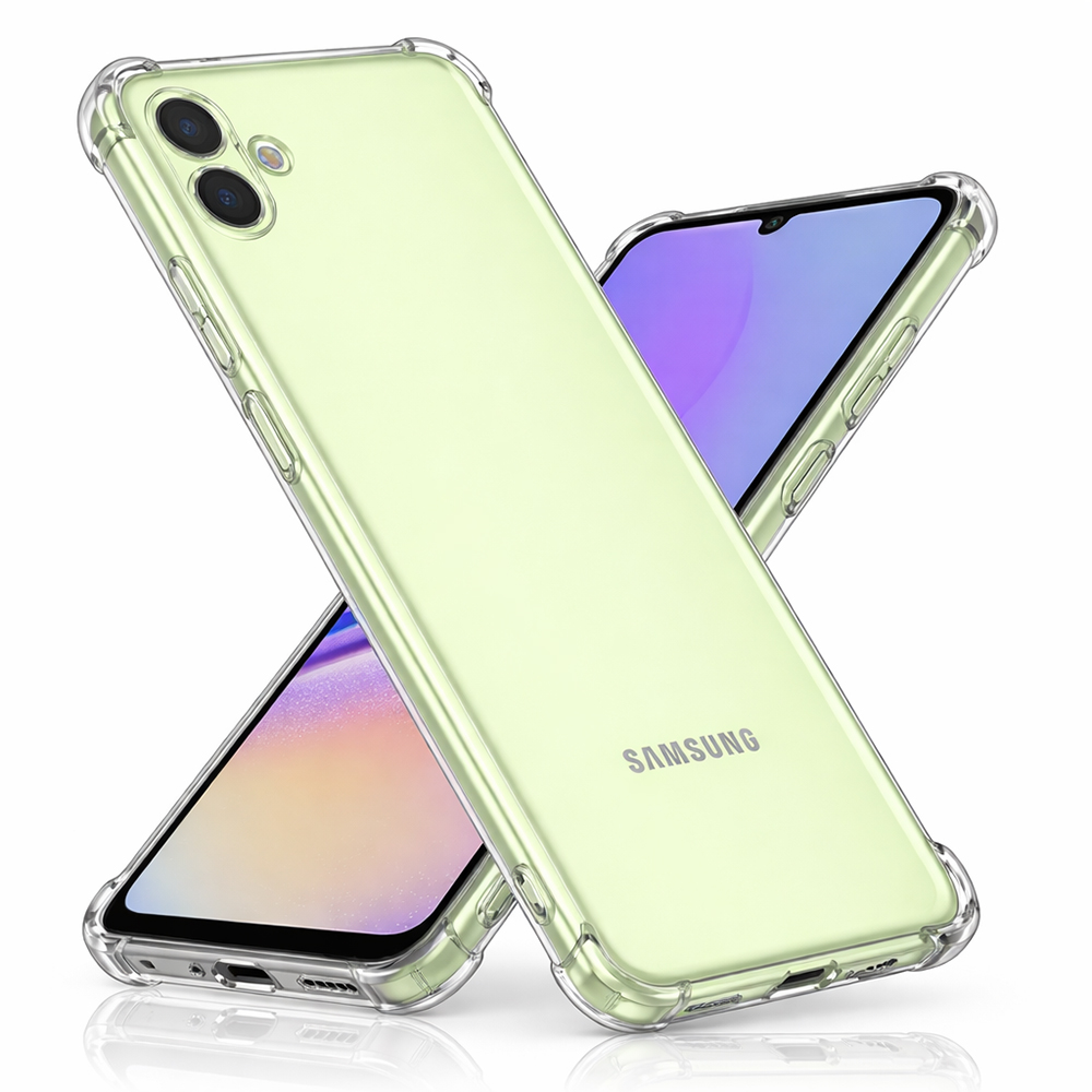 Husă Techsuit Shockproof Clear Silicone Samsung Galaxy A05 Transparenta | fumuriu