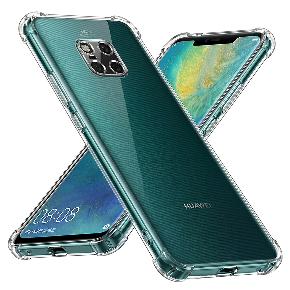 Калъф за Huawei Mate 20 Pro - Techsuit Shockproof Прозрачен Прозрачен Silicone - Прозрачен