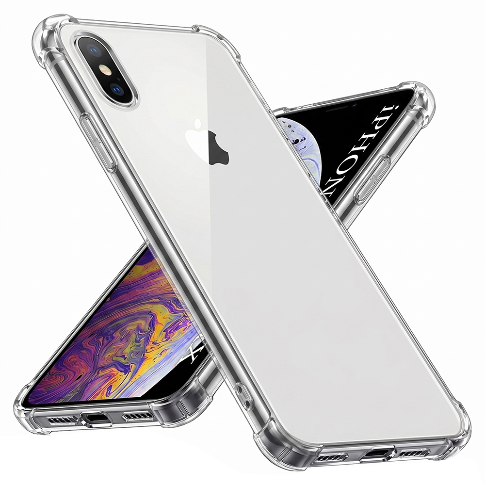 Husă Techsuit Shockproof Clear Silicone iPhone XS Max Transparenta