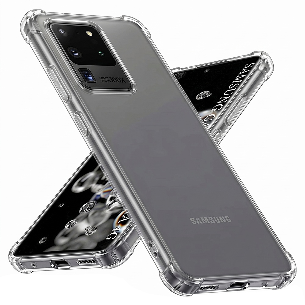 Калъф за Samsung Galaxy Galaxy S20 Ultra 4G / S20 Ultra 5G - Techsuit Shockproof Прозрачен Прозрачен Silicone - Прозрачен