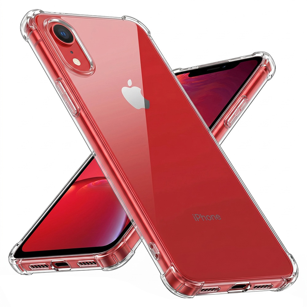 Калъф за iPhone XR - Techsuit Shockproof Прозрачен Silicone - Прозрачен