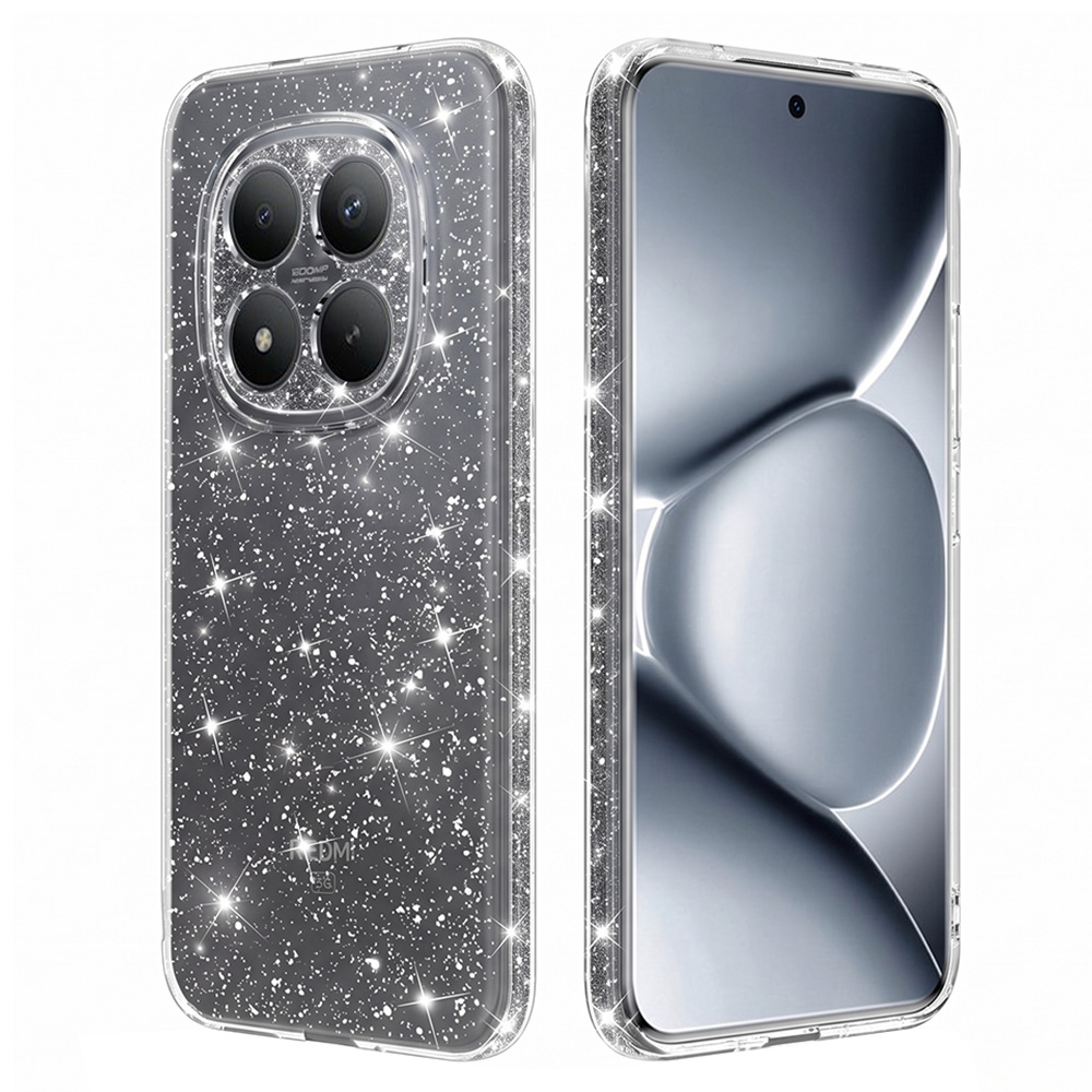 Husă Techsuit SparkleSkin Series Xiaomi Redmi Note 15 Pro+ 5G / Poco M8 Pro 5G Transparenta