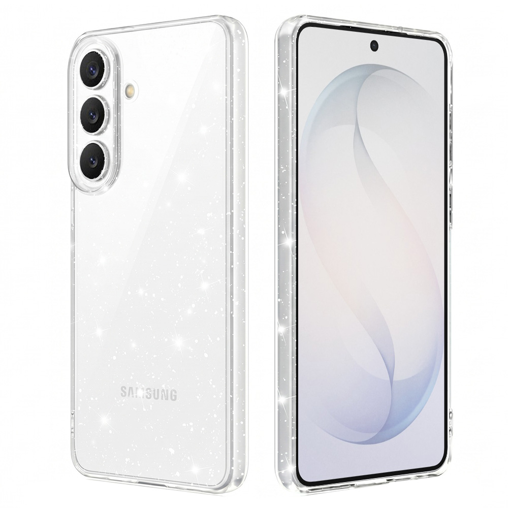 Husă Techsuit SparkleSkin Series Samsung Galaxy S26 Transparenta