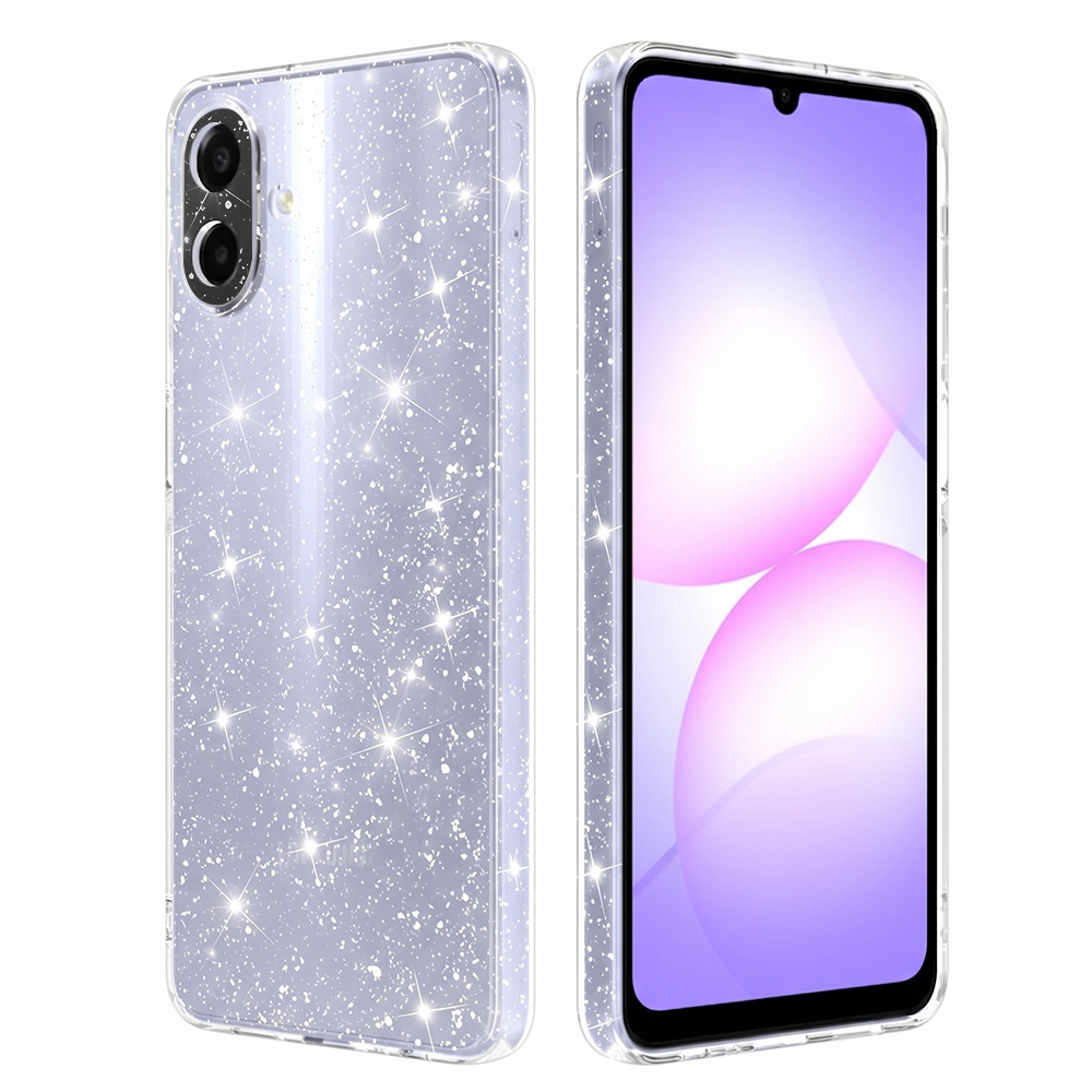 Husă Techsuit SparkleSkin Series Samsung Galaxy A07 4G Transparenta