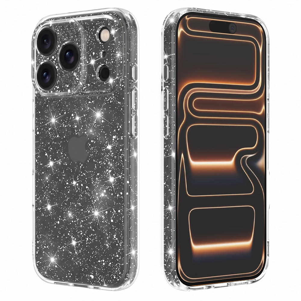 Husă Techsuit SparkleSkin Series iPhone 17 Pro Max Transparenta