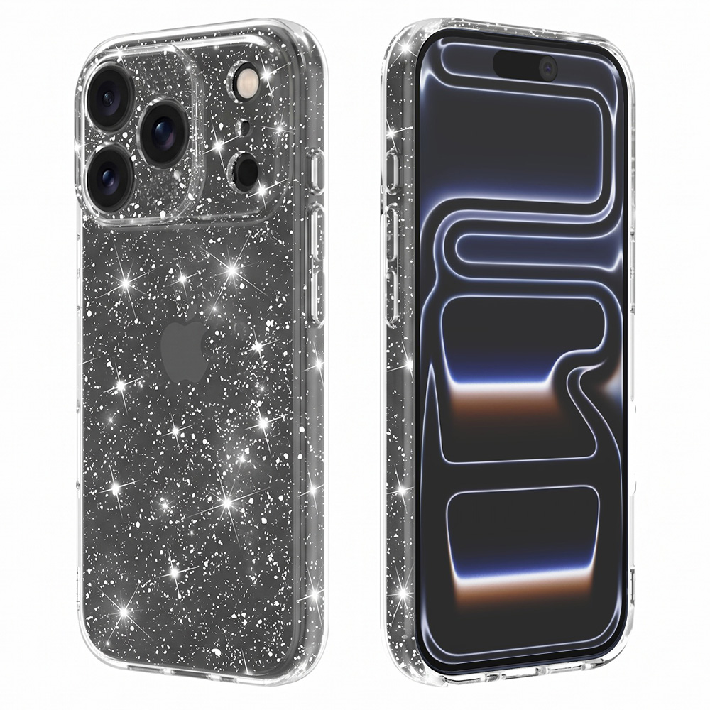 Husă Techsuit SparkleSkin Series iPhone 17 Pro Transparenta