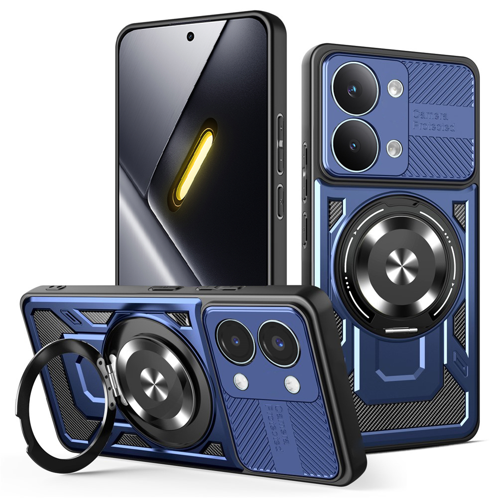 Калъф за Xiaomi Poco X8 Pro Max - Techsuit RuggedCam - Син