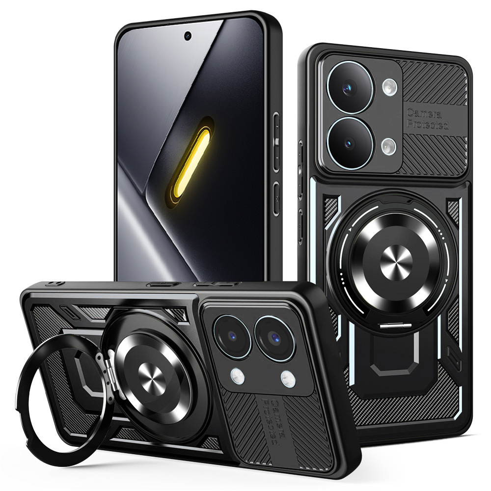 Калъф за Xiaomi Poco X8 Pro Max - Techsuit RuggedCam - Черен