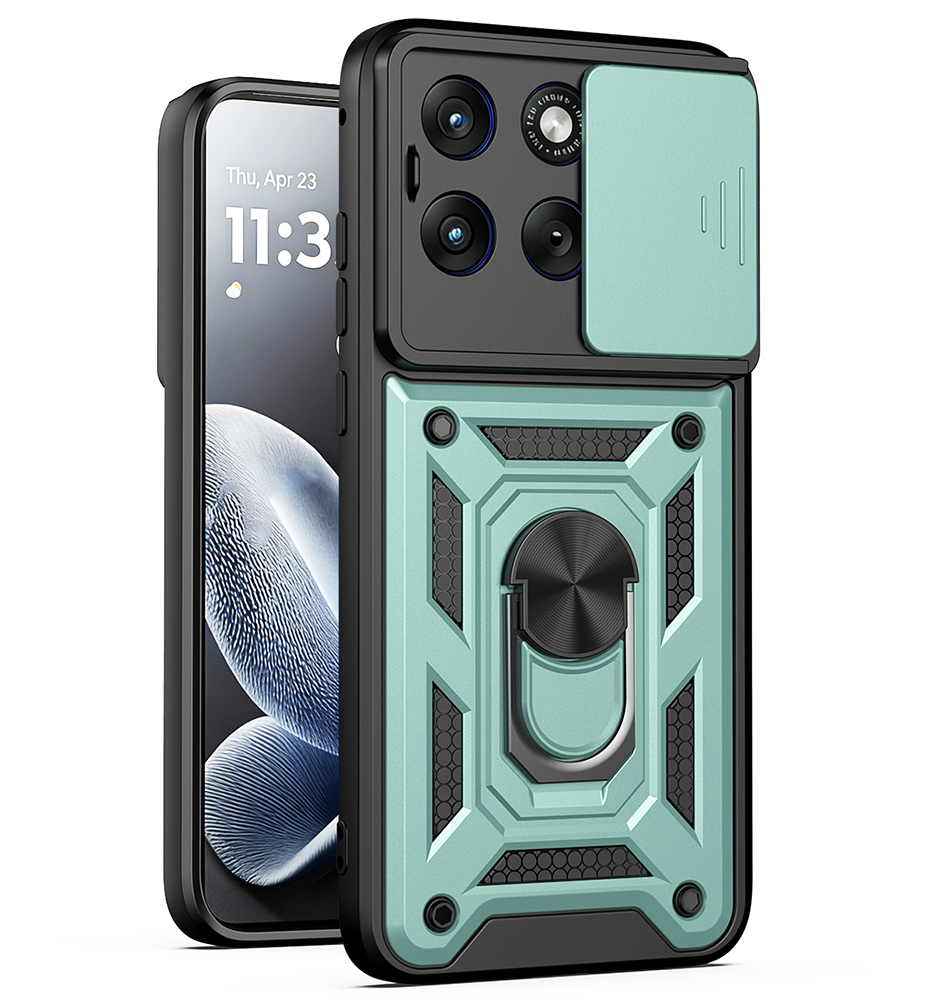 Калъф за Motorola Edge 70 Fusion - Techsuit CamShield Series - Зелен