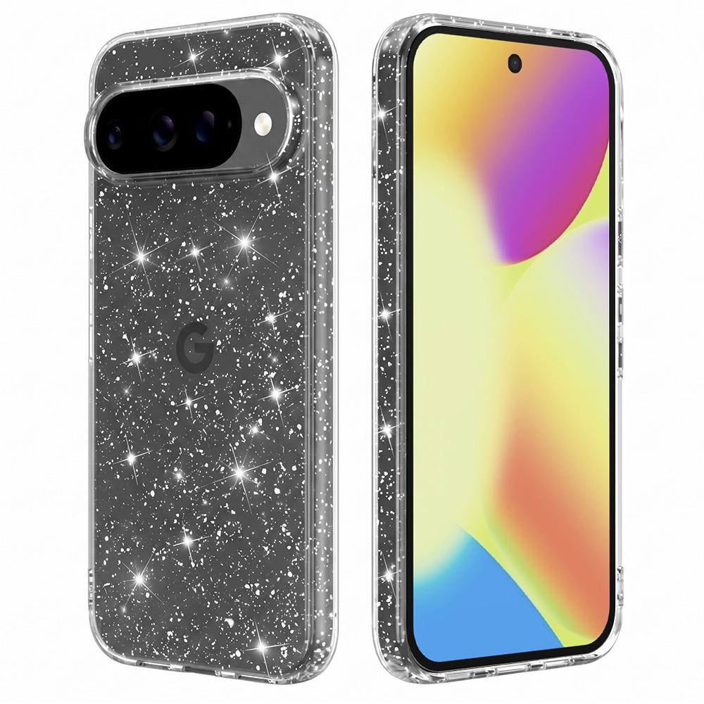 Husă Techsuit SparkleSkin Series Google Pixel 10 / 10 Pro Transparenta