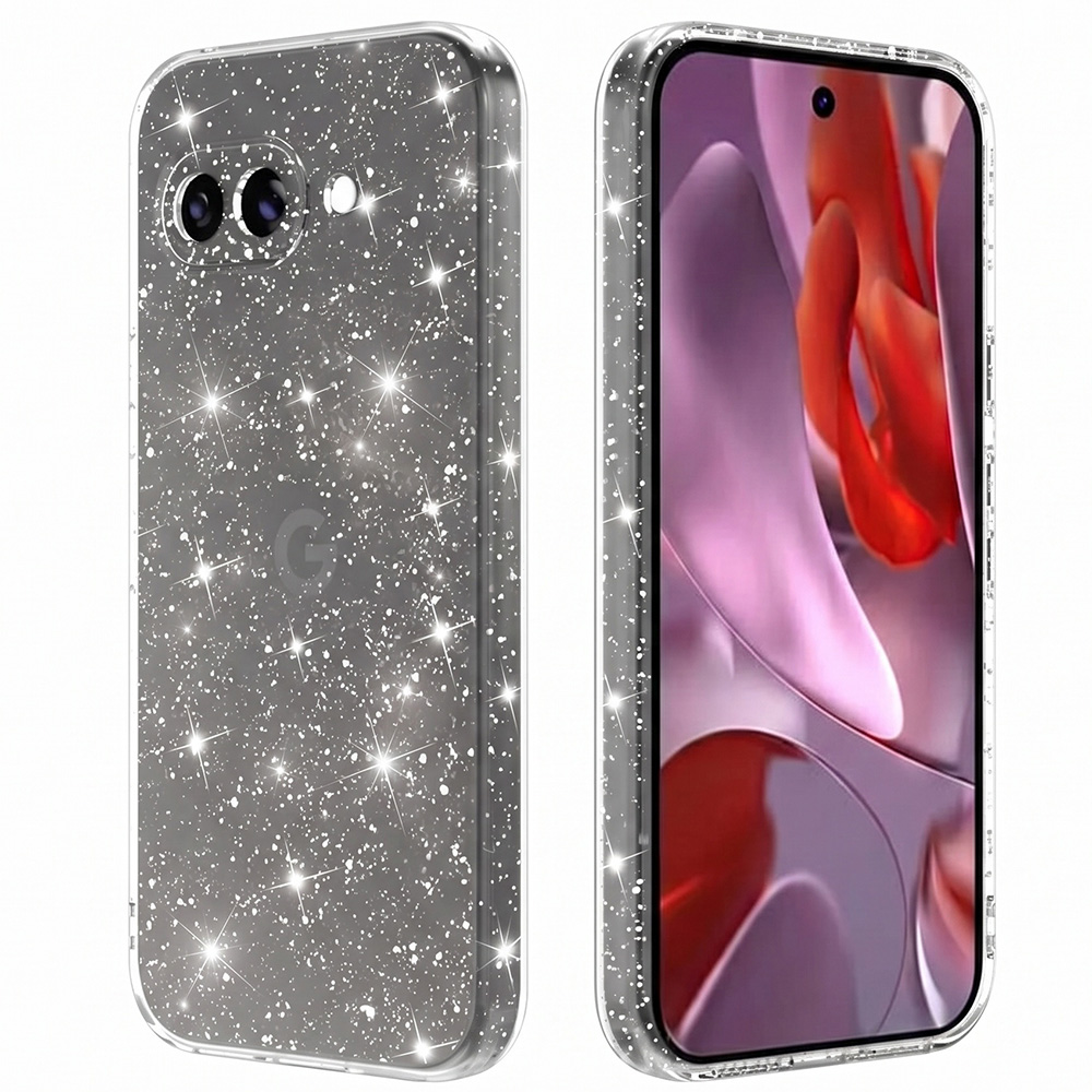 Husă Techsuit SparkleSkin Series Google Pixel 9a Transparenta