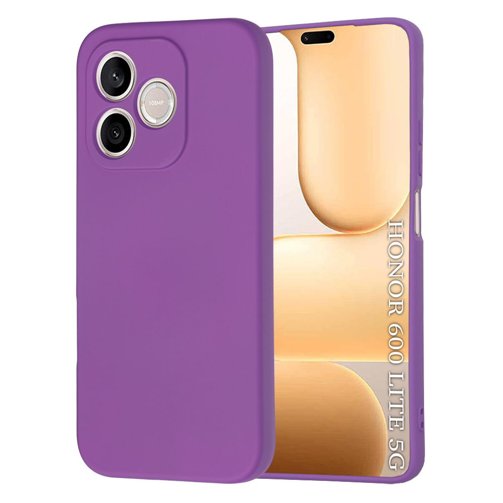 Калъф за Honor 600 Lite - Techsuit SoftFlex - Лилав