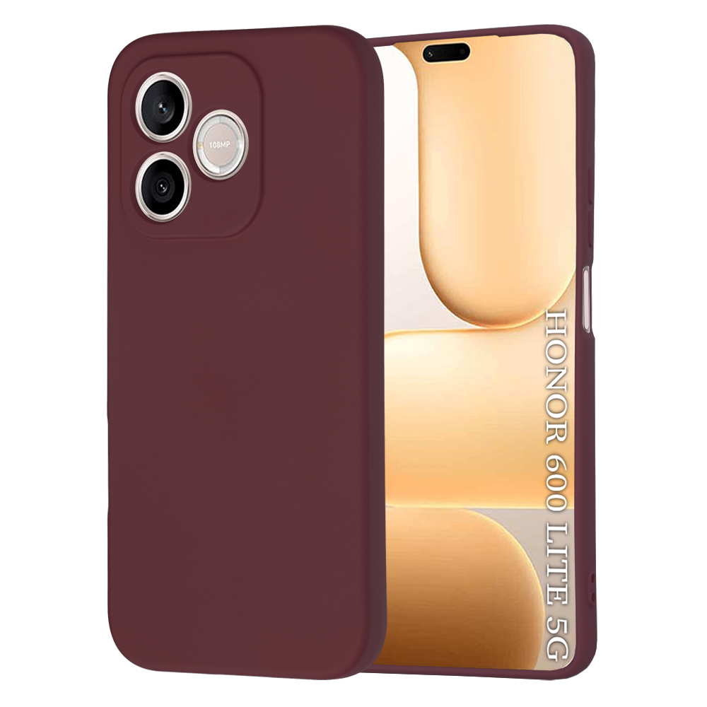 Калъф за Honor 600 Lite - Techsuit SoftFlex - Plum Червен