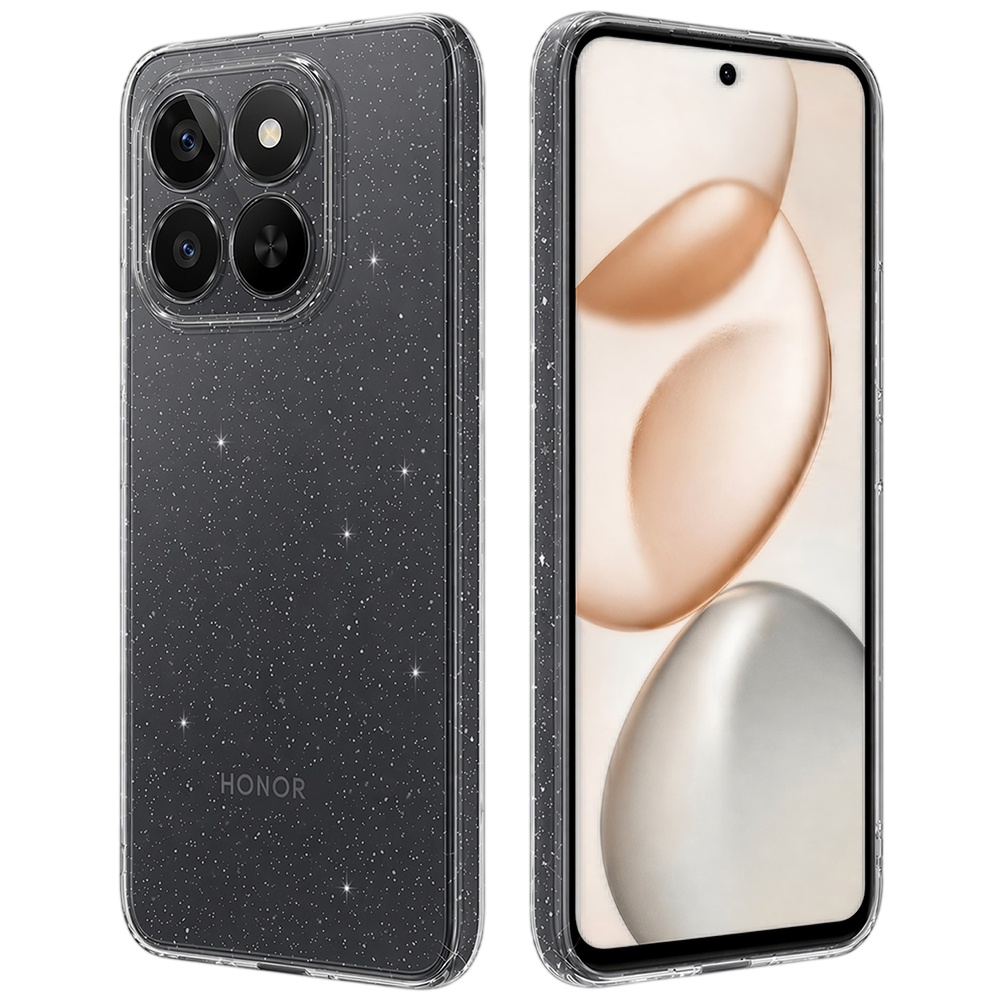 Калъф за Honor 400 Smart 5G / 400 Smart 4G / X7d 4G - Techsuit SparkleSkin Series - Прозрачен