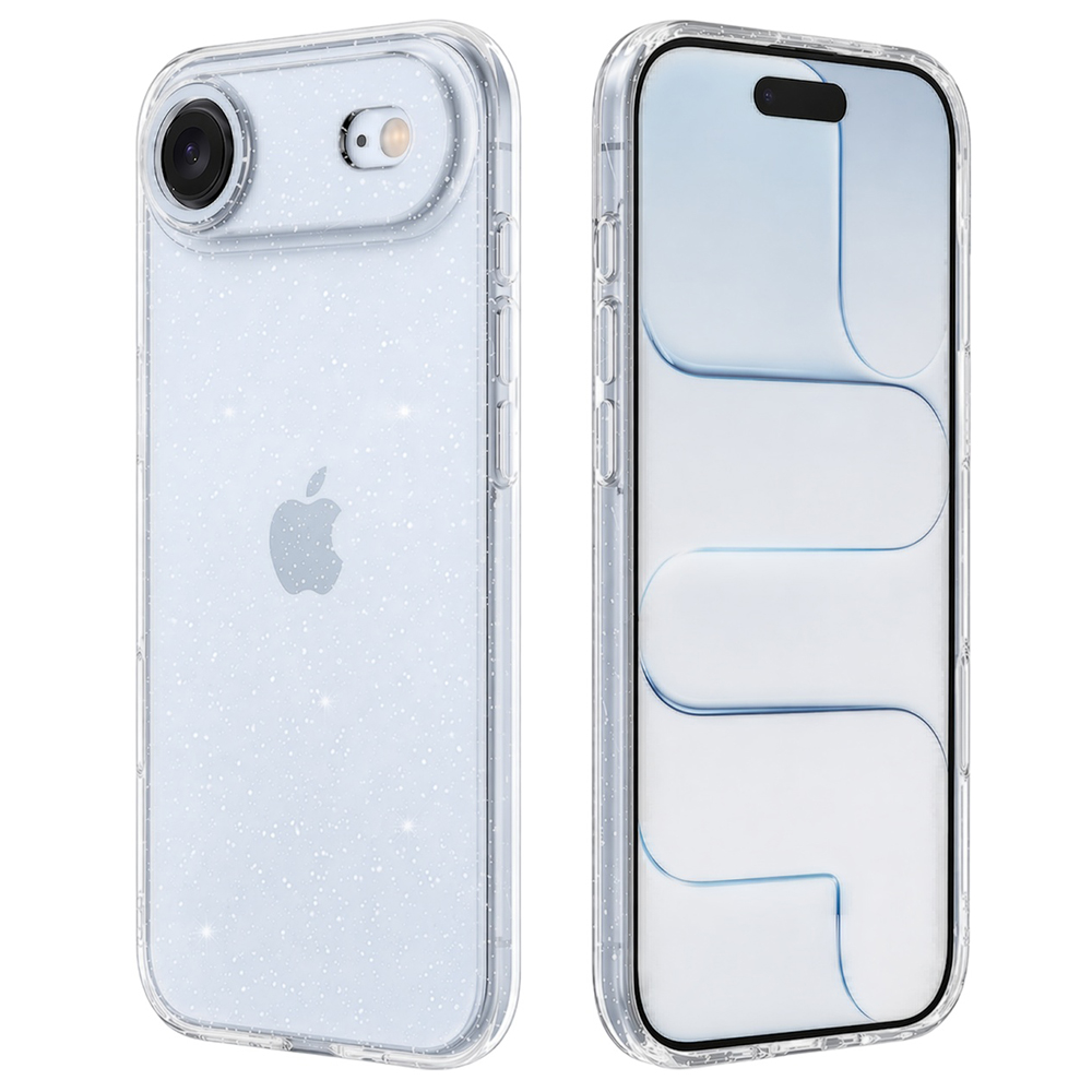 Калъф за iPhone 17 Air - Techsuit SparkleSkin Series - Прозрачен