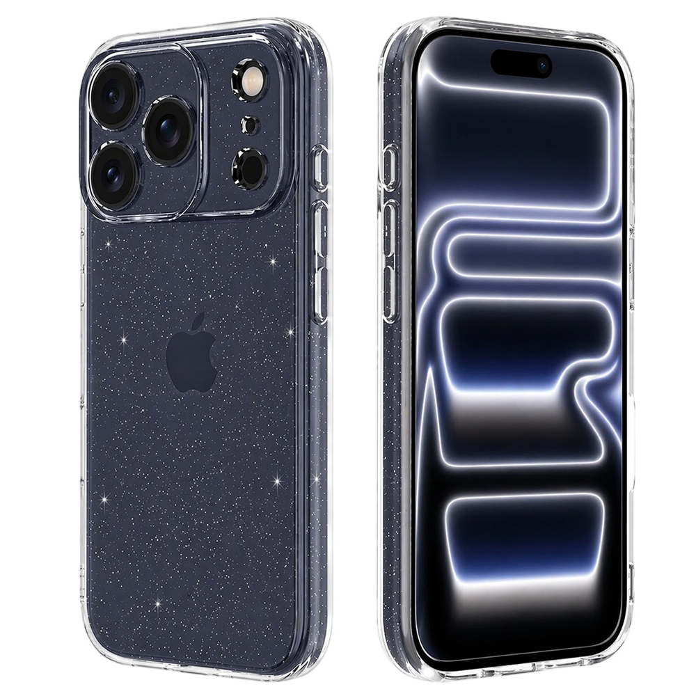 Калъф за iPhone 17 Pro - Techsuit SparkleSkin Series - Прозрачен