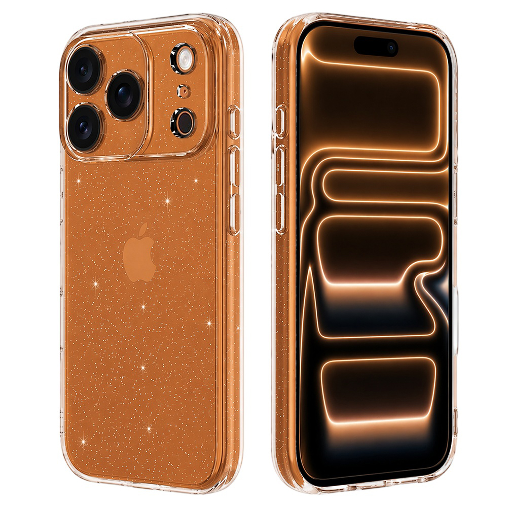 Калъф за iPhone 17 Pro Max - Techsuit SparkleSkin Series - Прозрачен