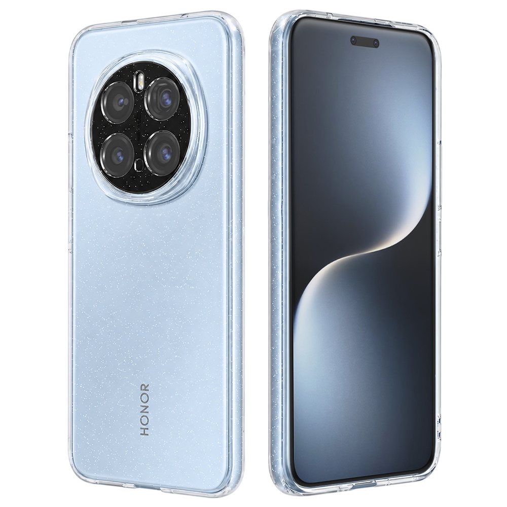 Калъф за Honor Magic7 Pro - Techsuit SparkleSkin Series - Прозрачен