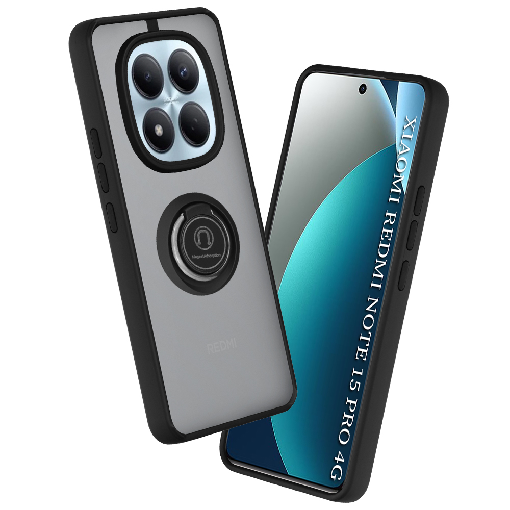 Калъф за Xiaomi Redmi Note 15 Pro 4G - Techsuit Glinth - Черен