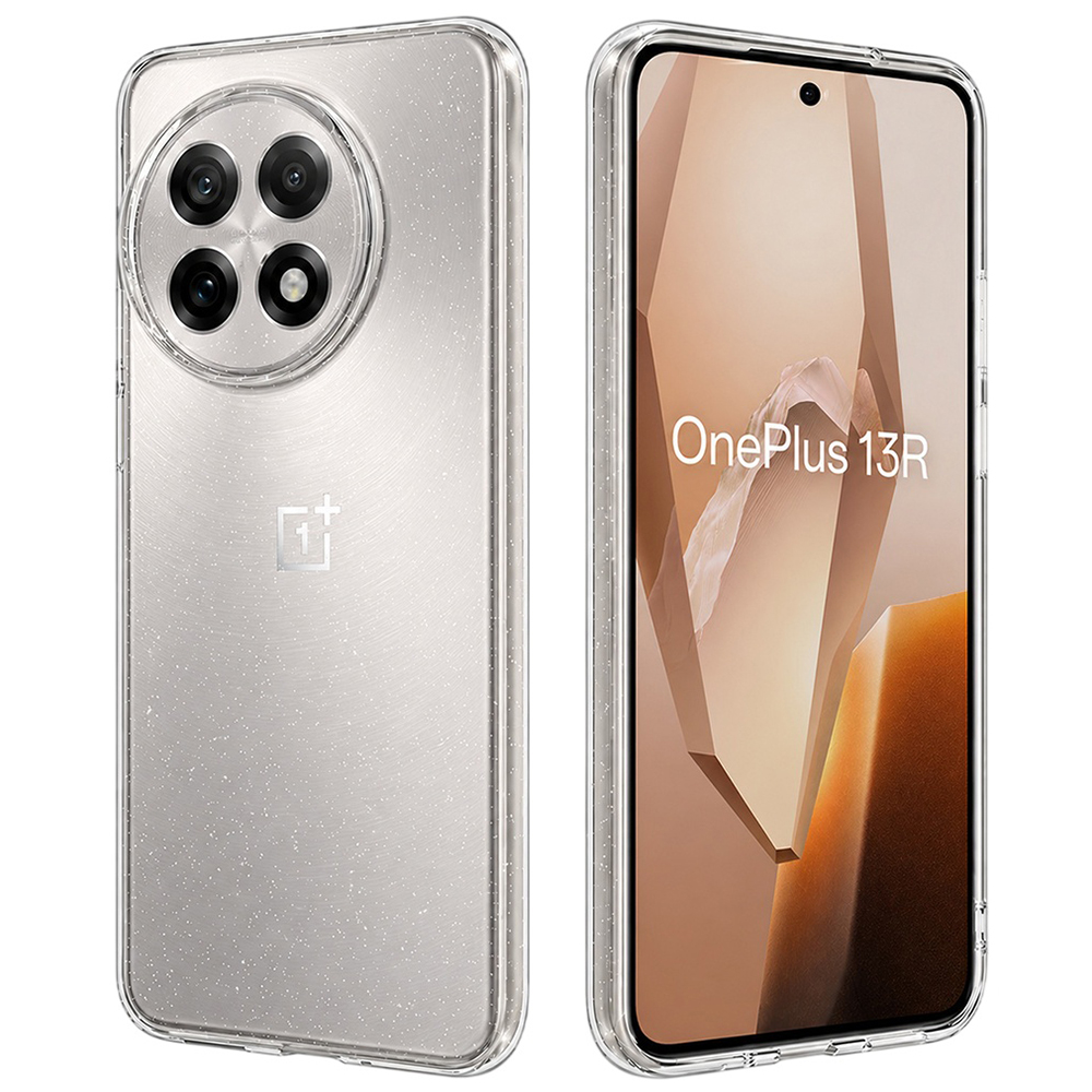 Калъф за OnePlus 13R - Techsuit SparkleSkin Series - Прозрачен