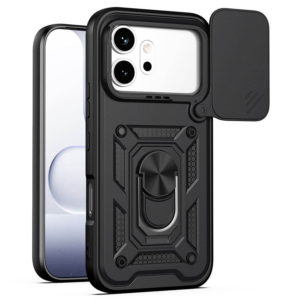 Калъф за Honor 600 / 600 Pro - Techsuit CamShield Series - Черен