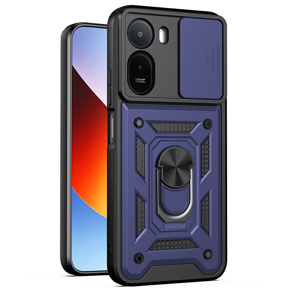 Калъф за Xiaomi Redmi A7 Pro 4G - Techsuit CamShield Series - Син