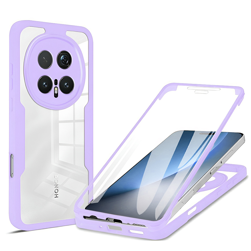 Калъф за Honor Magic8 Pro + Cover - Techsuit ColorVerse 360 Series - Лилав
