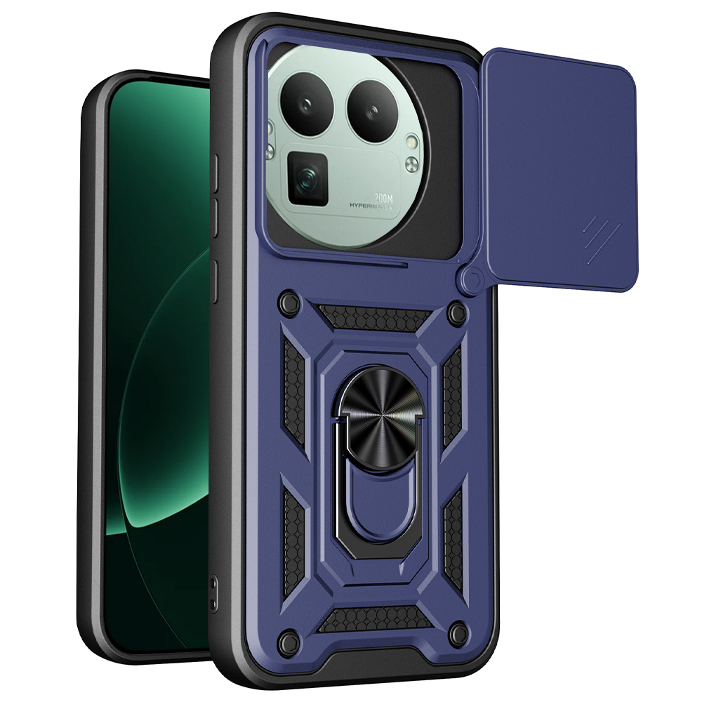 Калъф за Realme GT 8 Pro - Techsuit CamShield Series [Round Camera Cutout] - Син