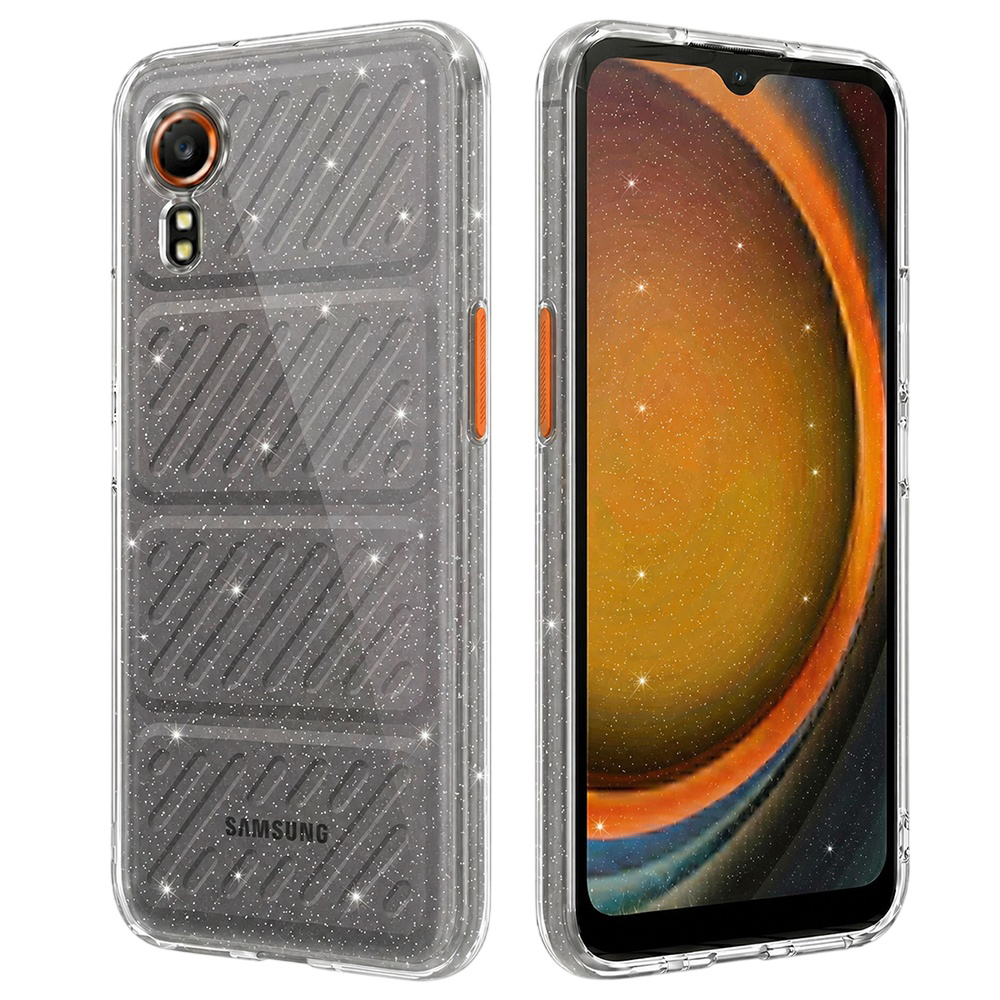 Калъф за Samsung Galaxy Xcover7 - Techsuit SparkleSkin Series - Прозрачен