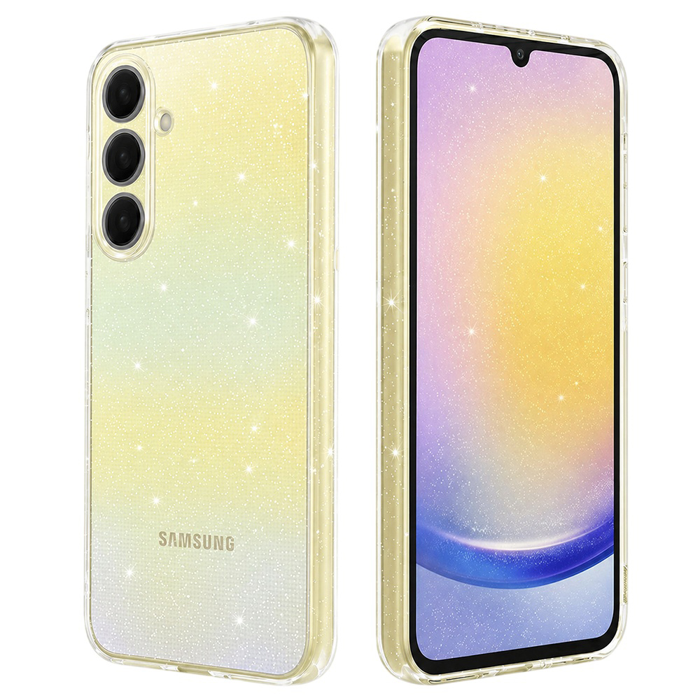 Калъф за Samsung Galaxy A25 5G - Techsuit SparkleSkin Series - Прозрачен
