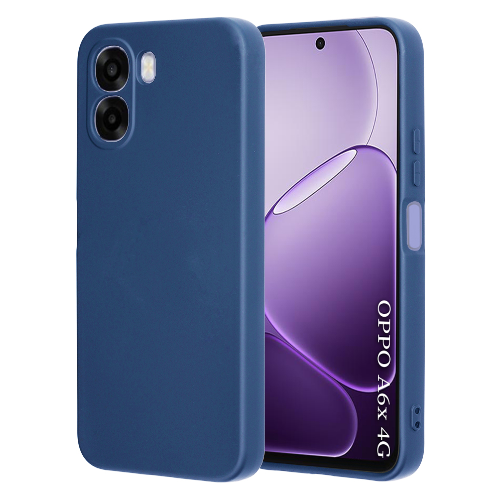 Калъф за Oppo A6x 4G / A6x 5G / A6k 4G - Techsuit SoftFlex - Тъмносин Син