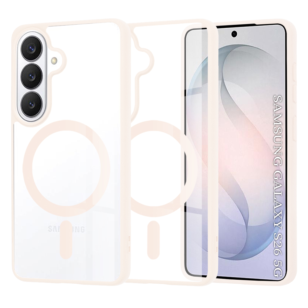 Калъф за Samsung Galaxy S26 - Techsuit MagSafe Pro - Nude Розов