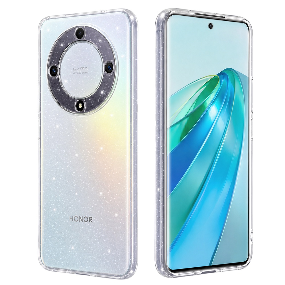Калъф за Honor X9a - Techsuit SparkleSkin Series - Прозрачен