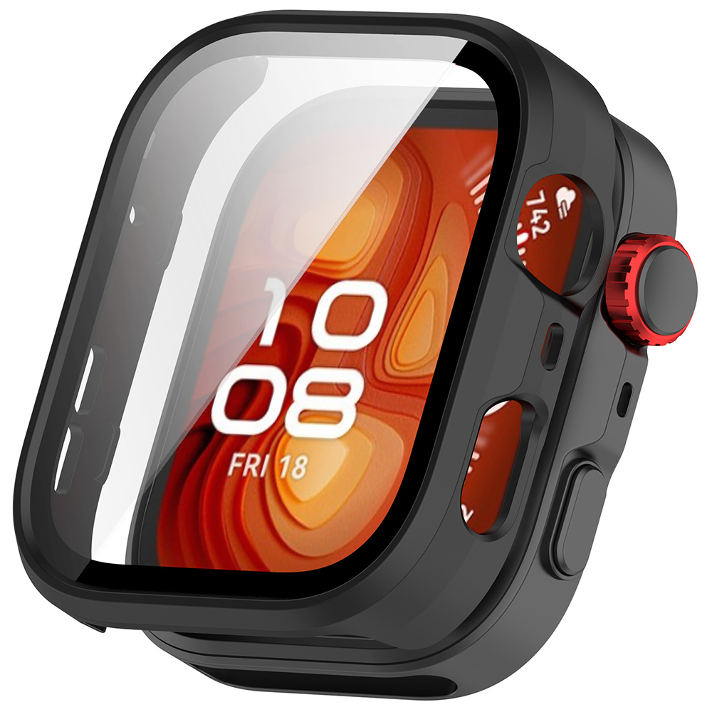Калъф за Huawei Watch Fit 5 Pro + калъфче - Techsuit Defense360 Pro - Черен