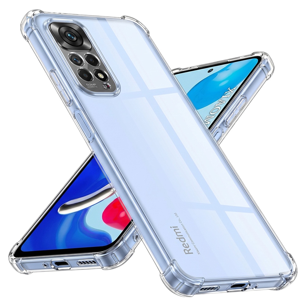 Калъф за Xiaomi Redmi Note 11 / Note 11S - Techsuit Shockproof Прозрачен Silicone - Прозрачен