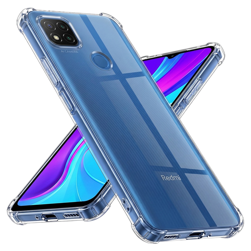 Калъф за Xiaomi Redmi 9C / Redmi 9C NFC - Techsuit Shockproof Прозрачен Silicone - Прозрачен