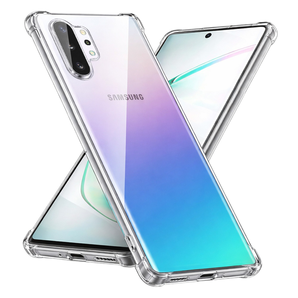 Калъф за Samsung Galaxy Note 10 Plus 4G / Note 10 Plus 5G - Techsuit Shockproof Прозрачен Silicone - Прозрачен