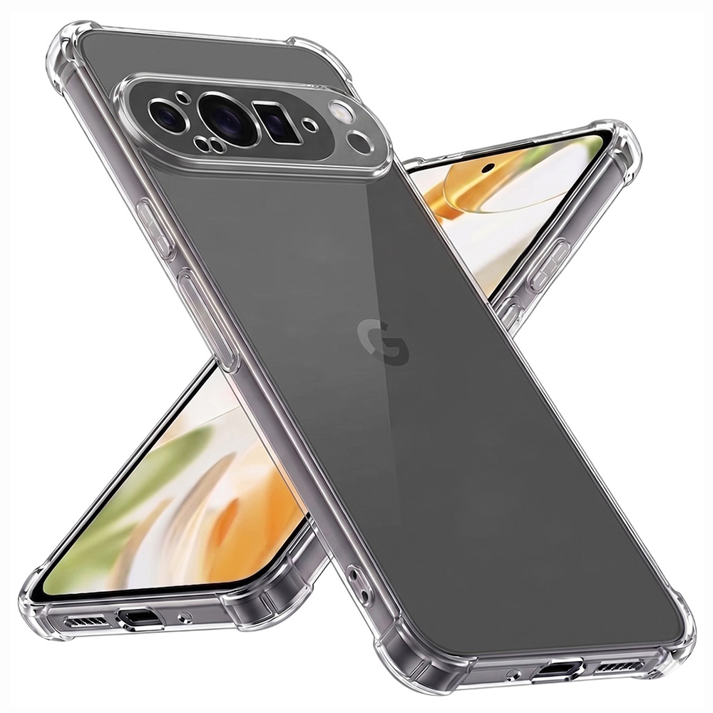 Калъф за Google Pixel 9 Pro - Techsuit Shockproof Прозрачен Silicone - Прозрачен