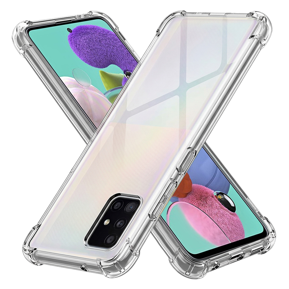 Калъф за Samsung Galaxy A51 4G - Techsuit Shockproof Прозрачен Silicone - Прозрачен