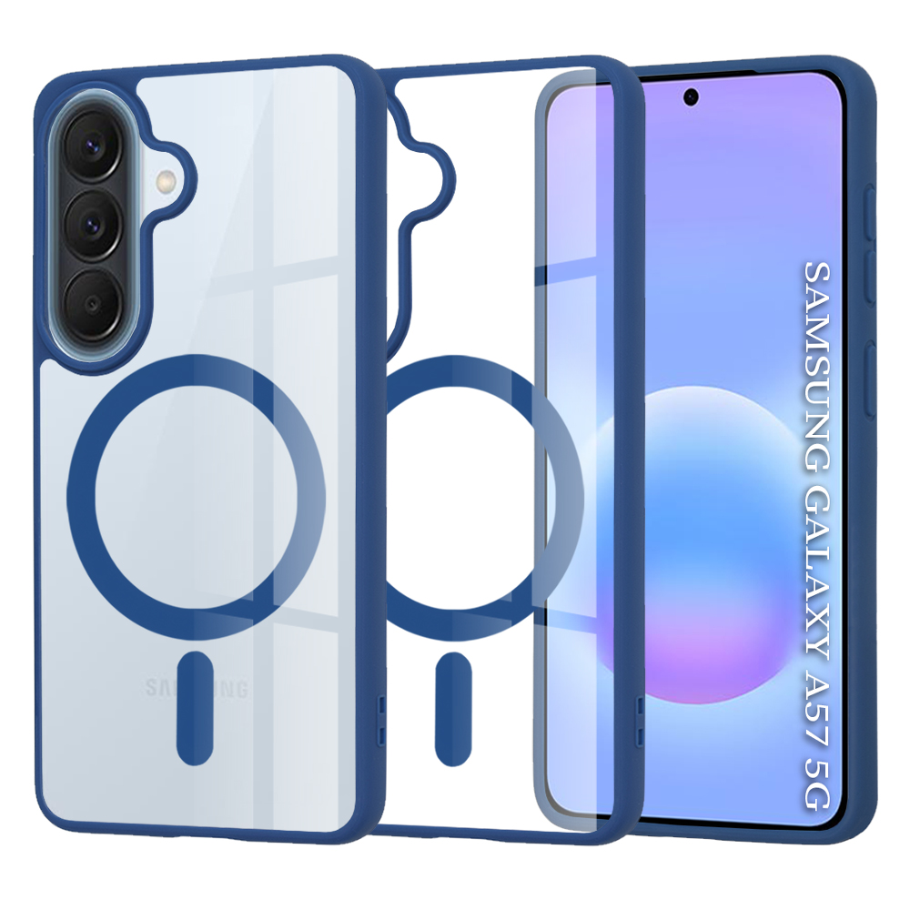 Калъф за Samsung Galaxy A57 5G - Techsuit MagSafe Pro - Син