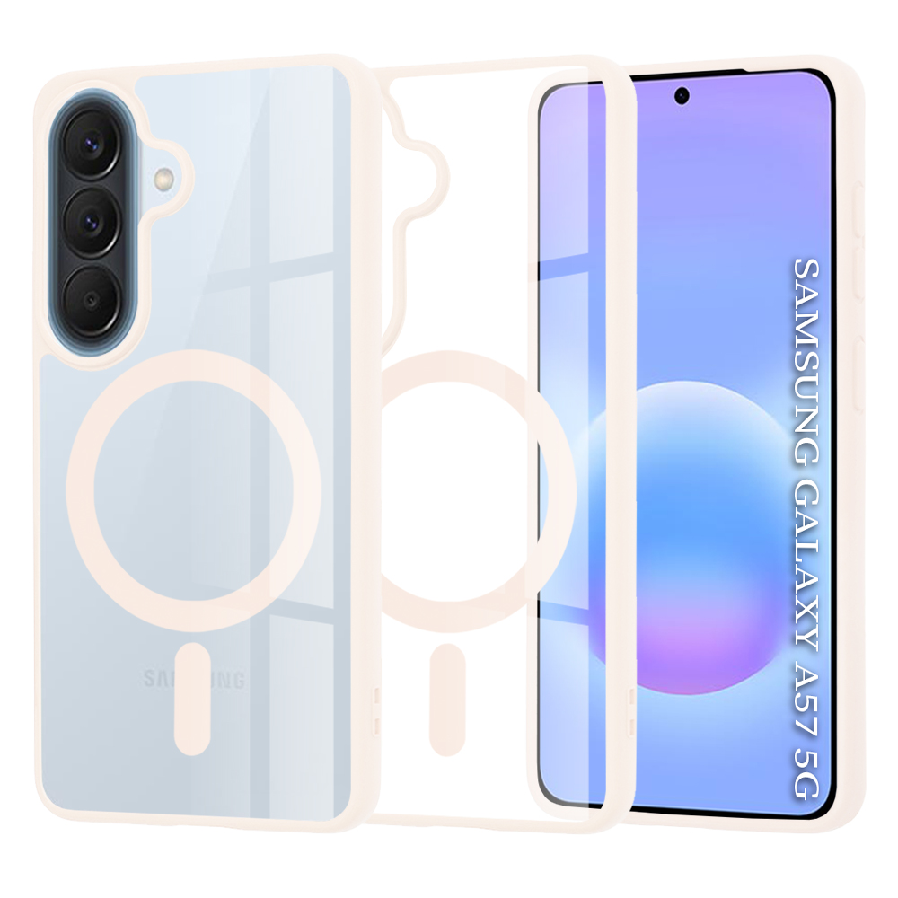 Калъф за Samsung Galaxy A57 5G - Techsuit MagSafe Pro - Nude Розов