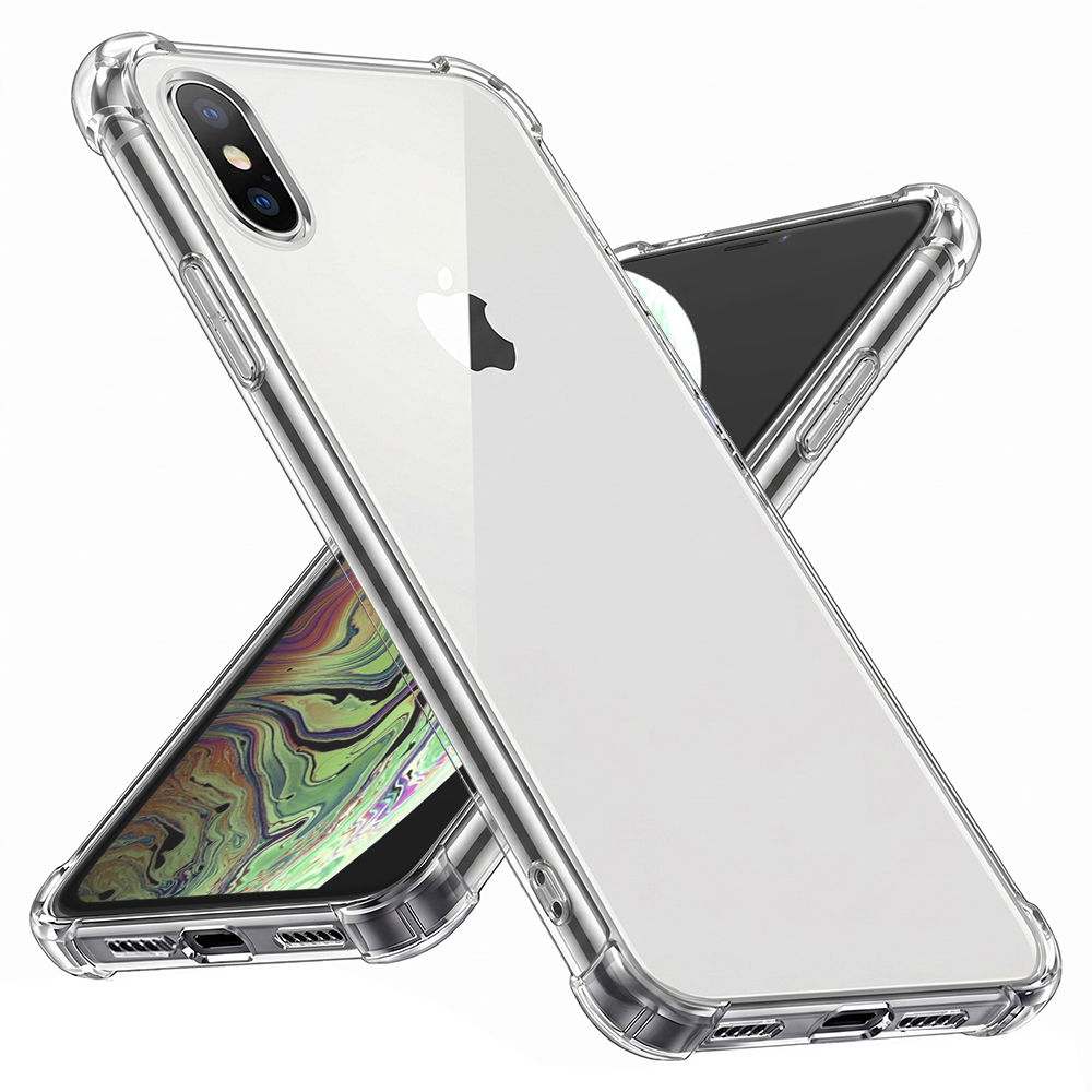 Калъф за iPhone XS Max - Techsuit Shockproof Прозрачен Silicone - Прозрачен