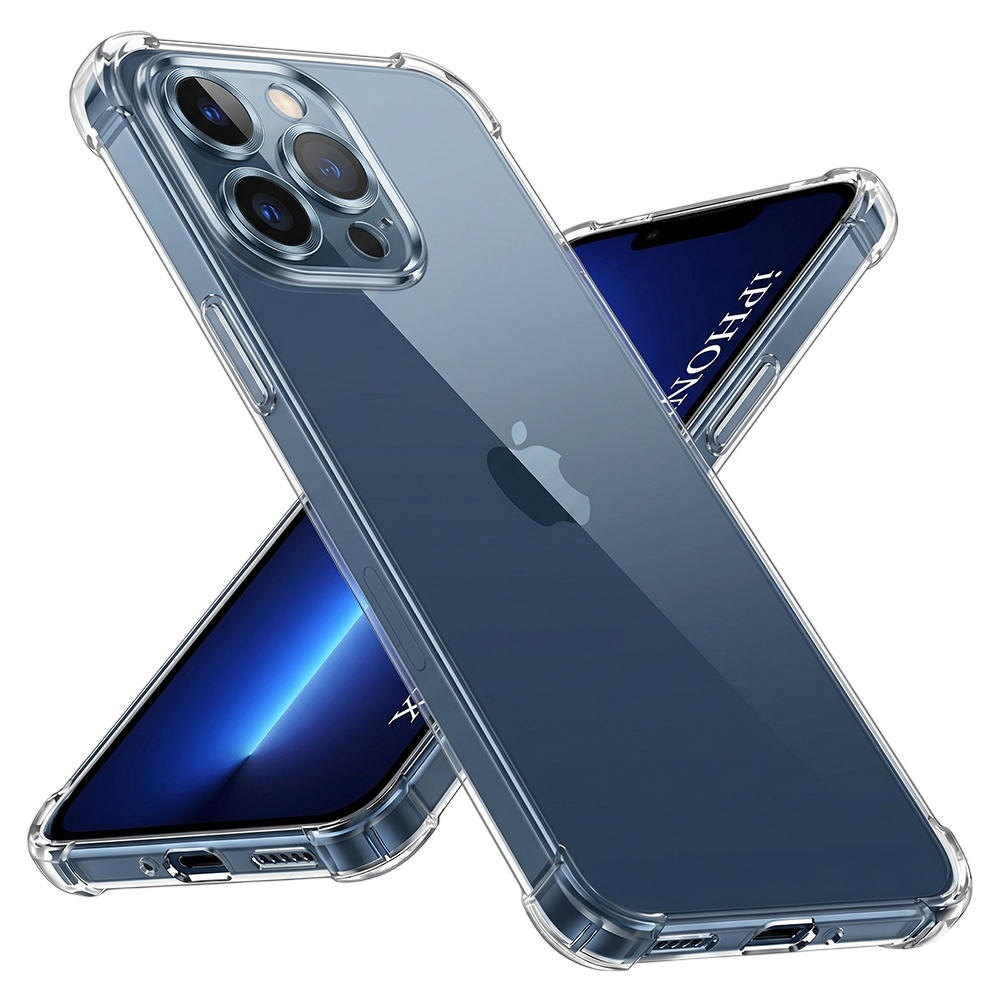 Калъф за iPhone 13 Pro Max - Techsuit Shockproof Прозрачен Silicone - Прозрачен