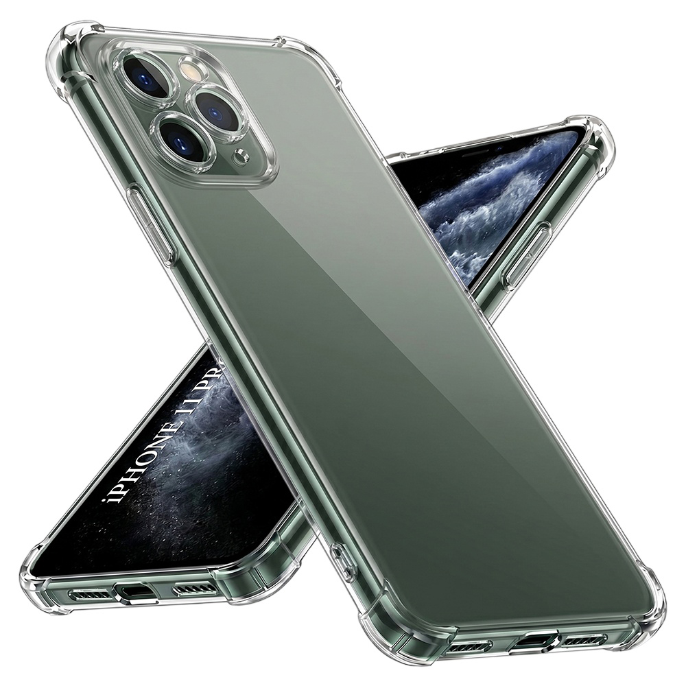 Калъф за iPhone 11 Pro Max - Techsuit Shockproof Прозрачен Silicone - Прозрачен