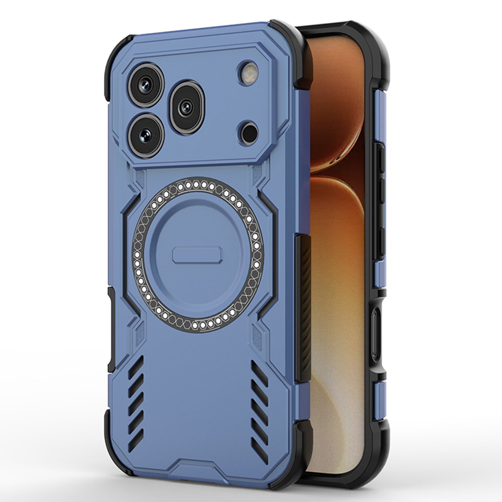 Калъф за Honor 600 Pro - Techsuit ArmorMag Case - Син