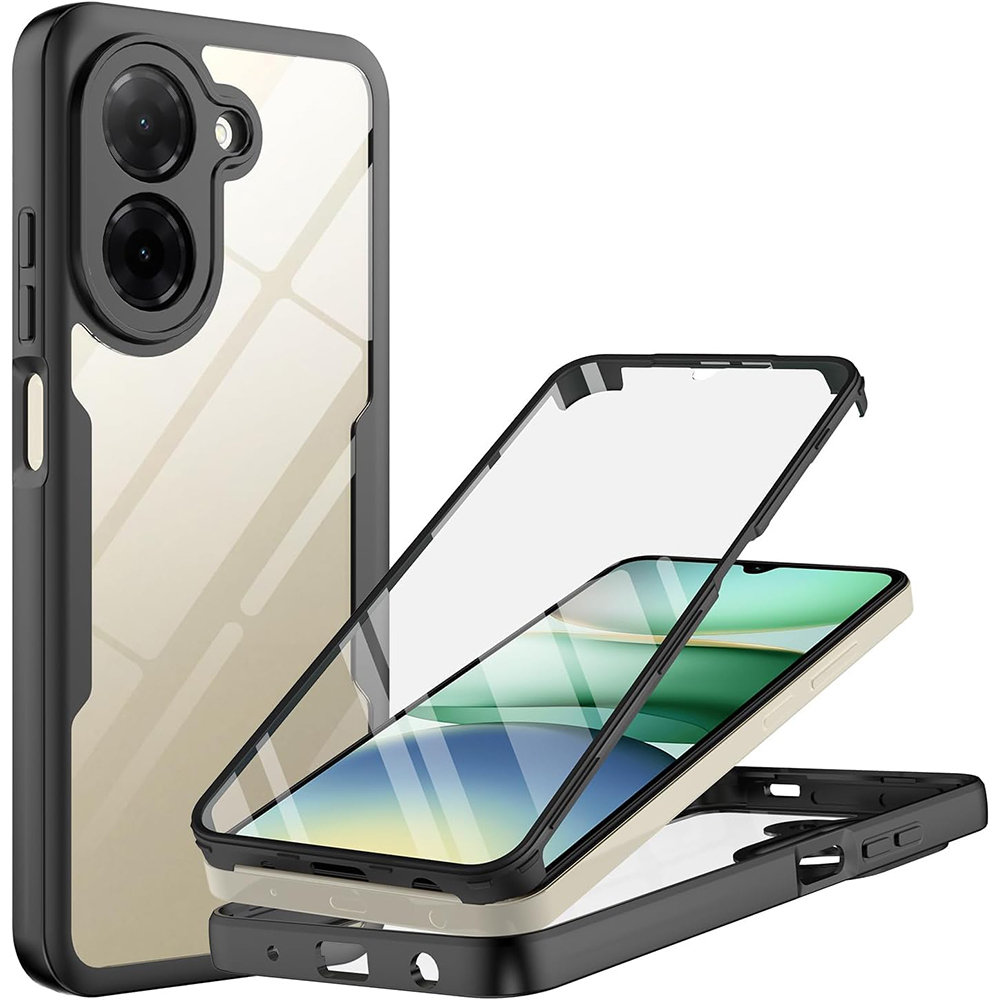 Калъф за Xiaomi Redmi A5 4G (регионален) + капак - Techsuit ColorVerse 360 Series - Черен
