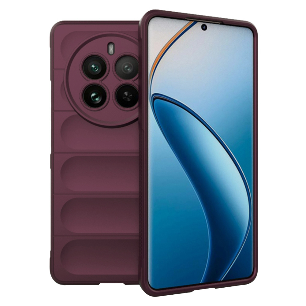 Калъф за Realme 12 Pro / 12 Pro+ - Techsuit Magic Shield - Бордо
