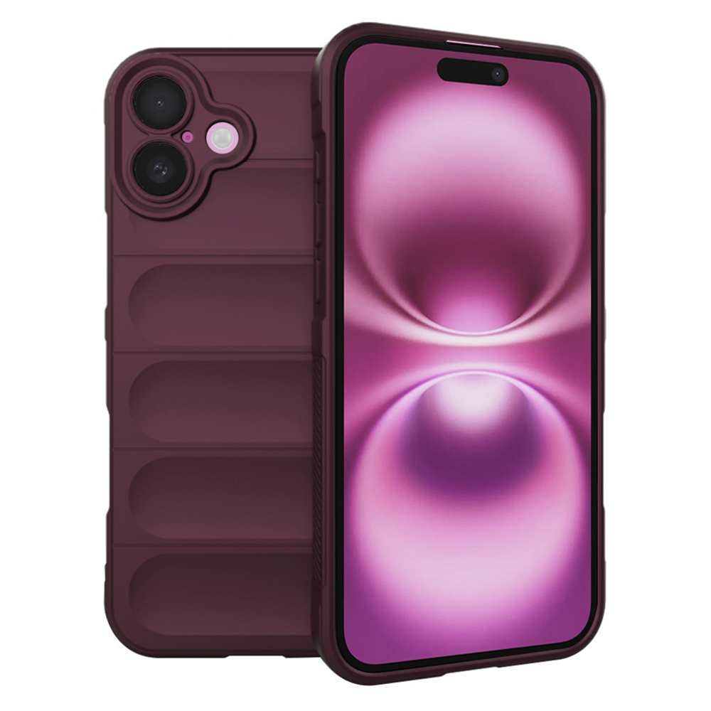 Калъф за iPhone 16 Plus - Techsuit Magic Shield - Бордо