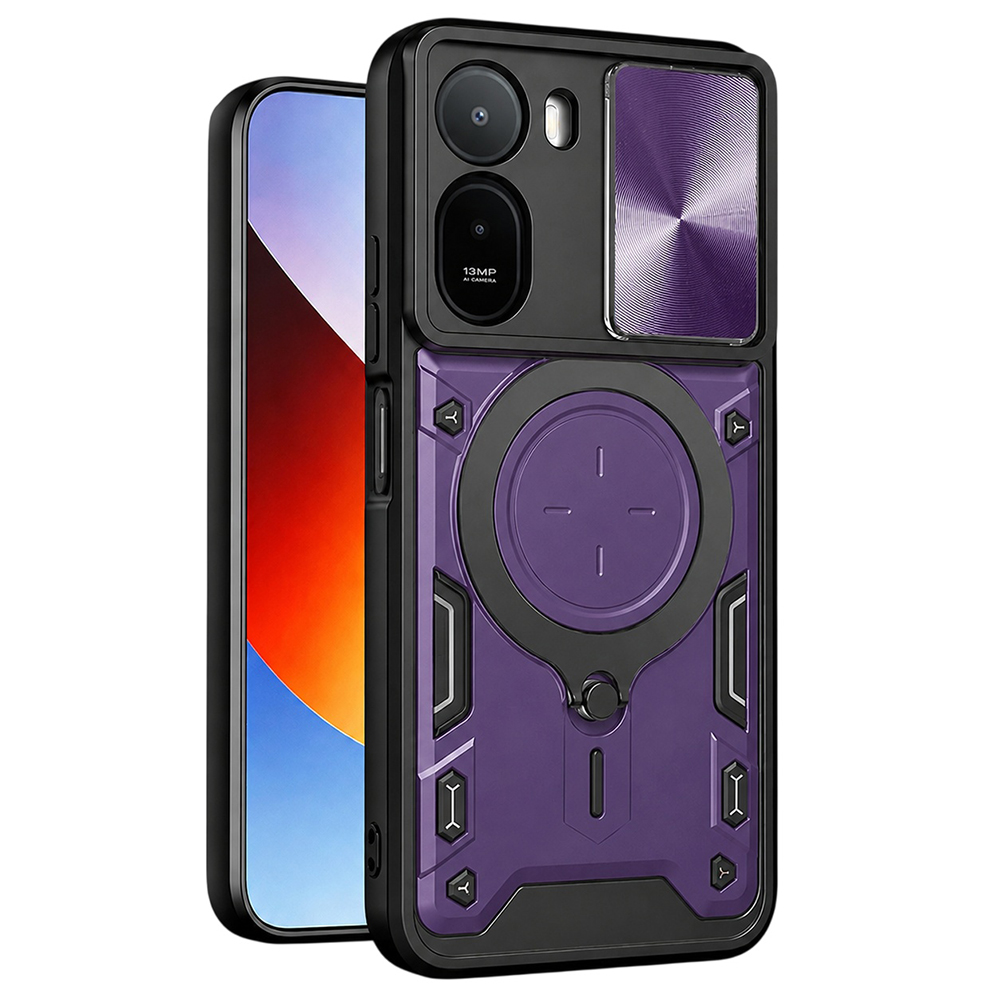 Калъф за Xiaomi Redmi A7 Pro 4G - Techsuit CamGuard Pro - Лилав