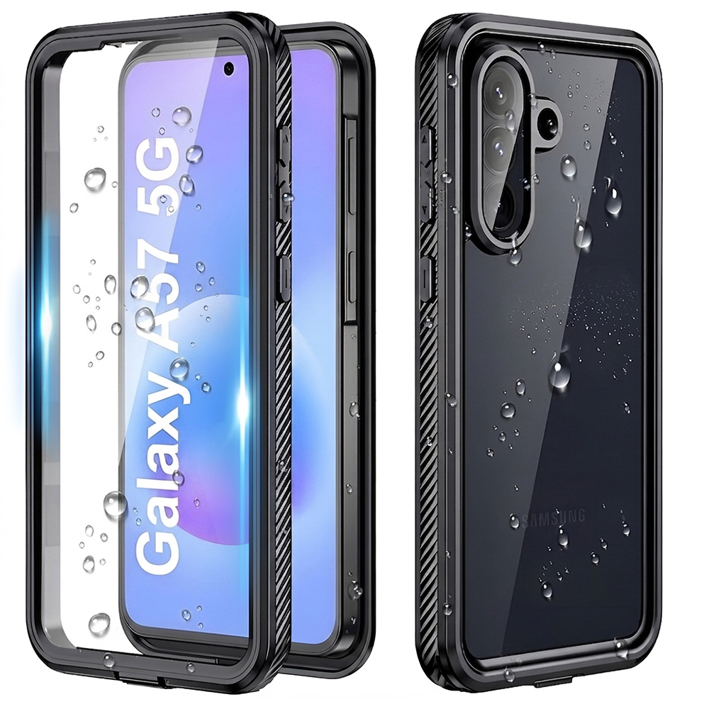 Калъф за Samsung Galaxy A57 5G - ShellBox Waterproof IP68 Case - Черен